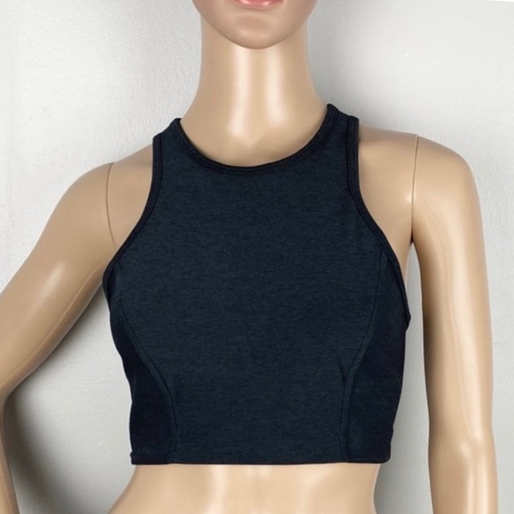 NEW OUTDOOR VOICES CHARCOAL GRAY CROP TOP - Picture 2 of 10